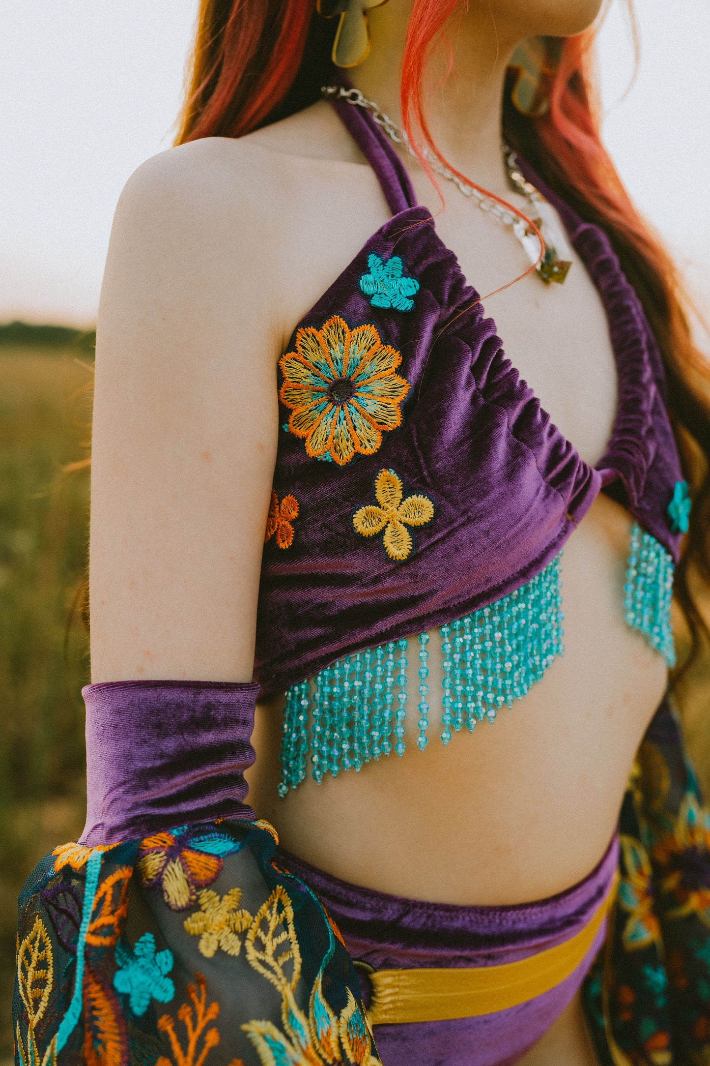 Ready To Ship! Bohemian Garden Purple Set