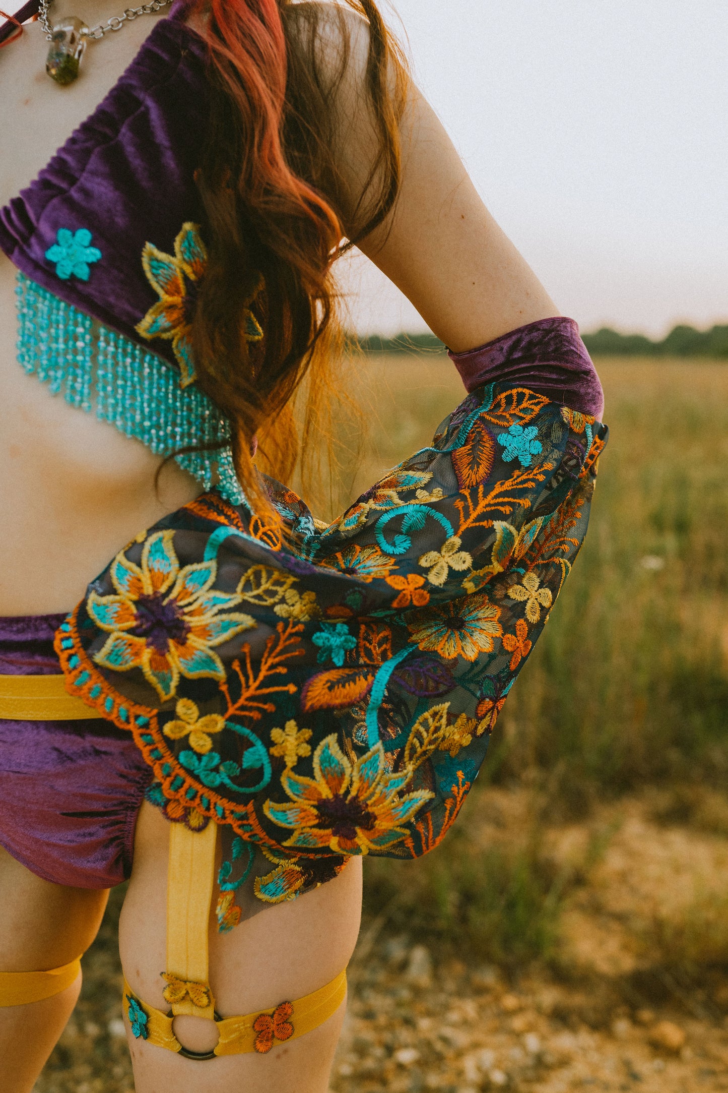Ready To Ship! Bohemian Garden Purple Set