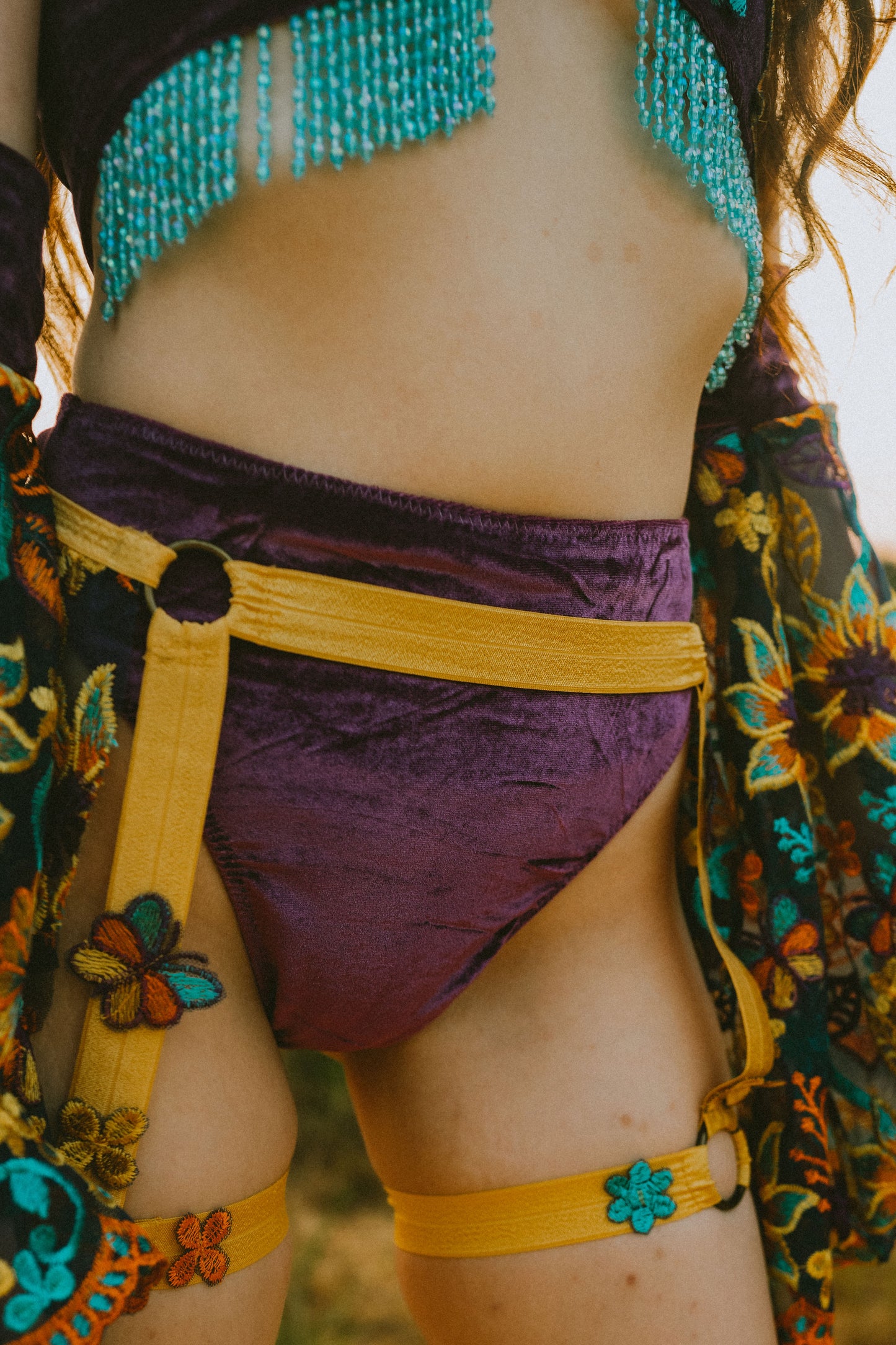 Ready To Ship! Bohemian Garden Purple Set