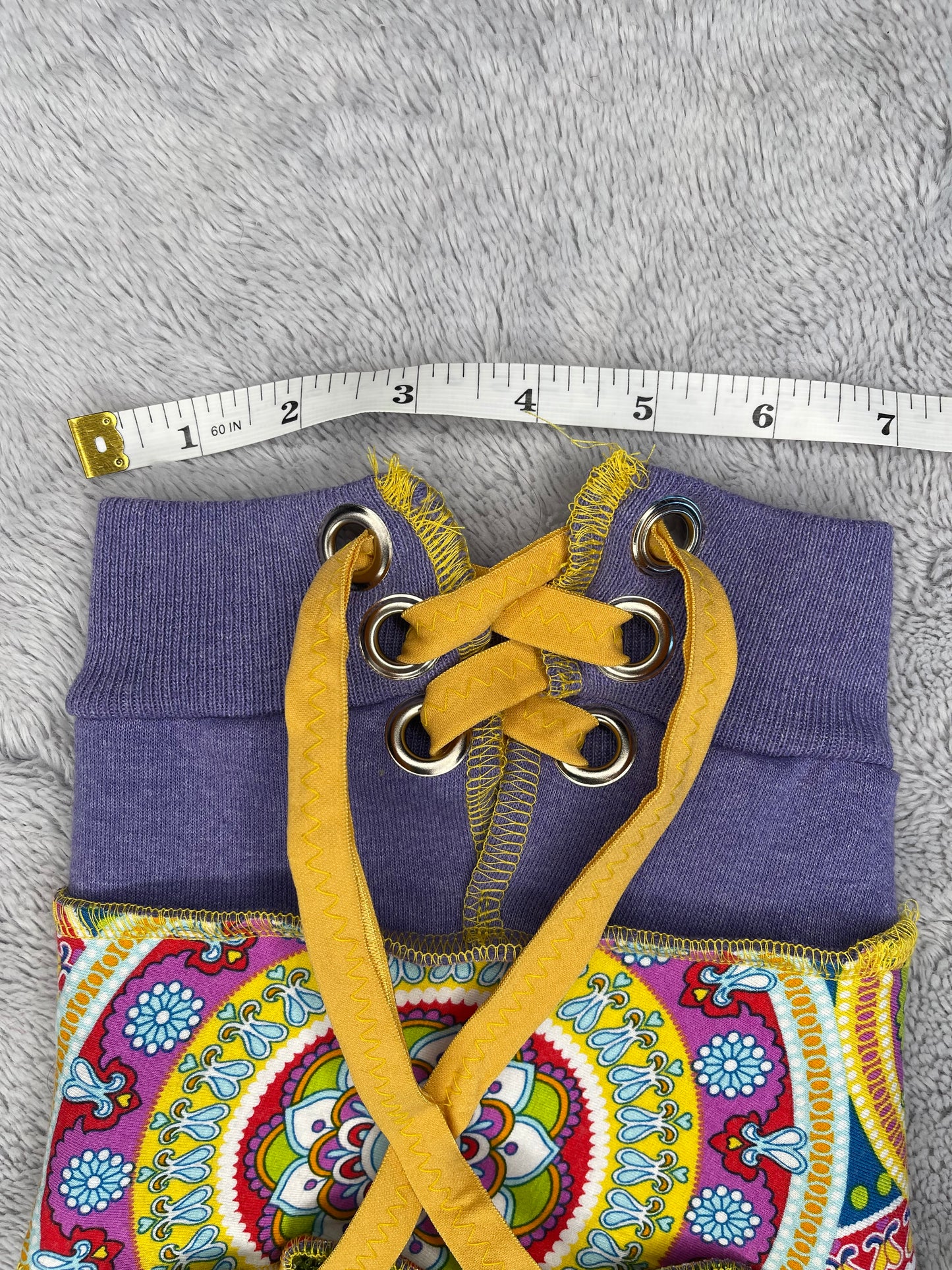 Cosmic Periwinkle Mandala Griztronics Sweater and Leg Warmer Set